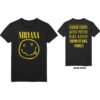 Nirvana shirt – Smiley with Back Print