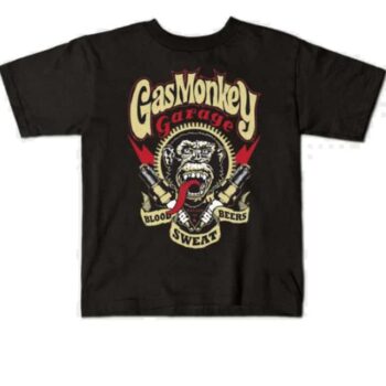 Gas Monkey kindershirt – Blood Sweat and Bears Red