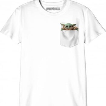 Baby Yoda kindershirt Star Wars Mandalorian Pocket
