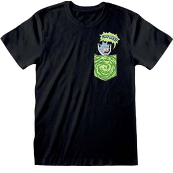 Rick & Morty shirt - Tiny Rick Pocket
