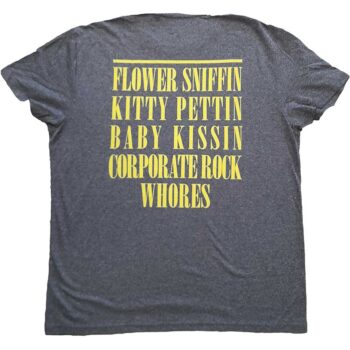 Nirvana Shirt grijs – Smiley Logo with Back Print
